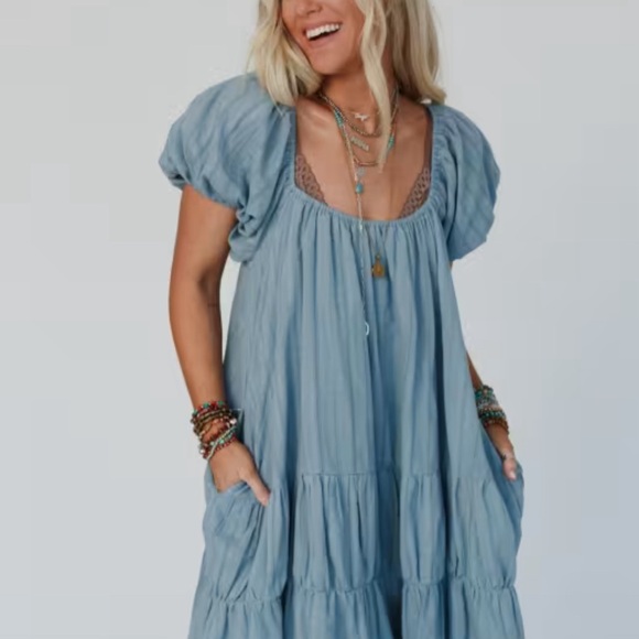 LOUNGE LUXE TIE BACK DRESS - BNWT - LARGE - Picture 6 of 6